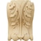 Ekena Millwork 5"W x 3"D x 6 1/2"H Large Acanthus Block w/ Backplate Wood Corbel, Alder CORW05X03X07ABAL - alternate 2